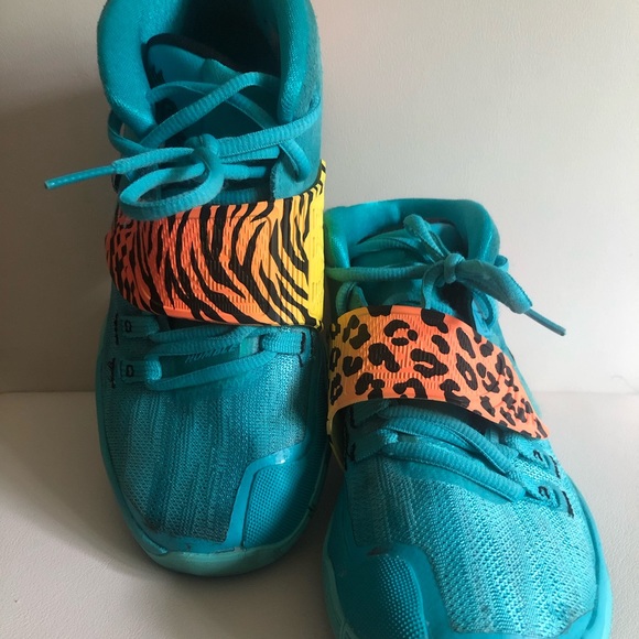 Kyrie 6 EP Animal Print Oracle Aqua/Cheetah - Picture 5 of 7